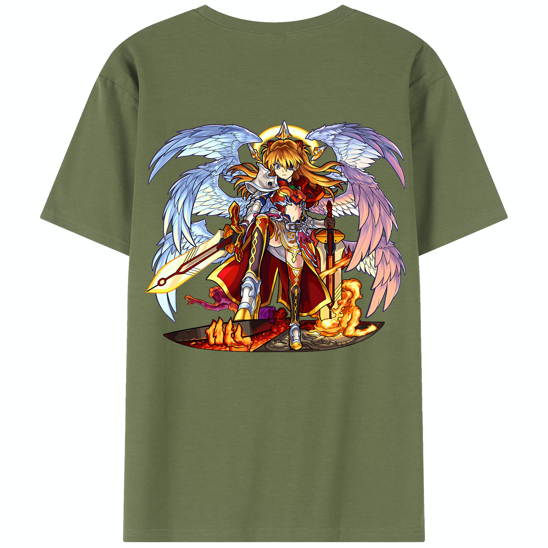（画像用） EVA 新世紀エヴァンゲリオン 綿100％半袖Tシャツ（背面プリント）